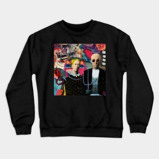 American Gothic pop art Crewneck Sweatshirt